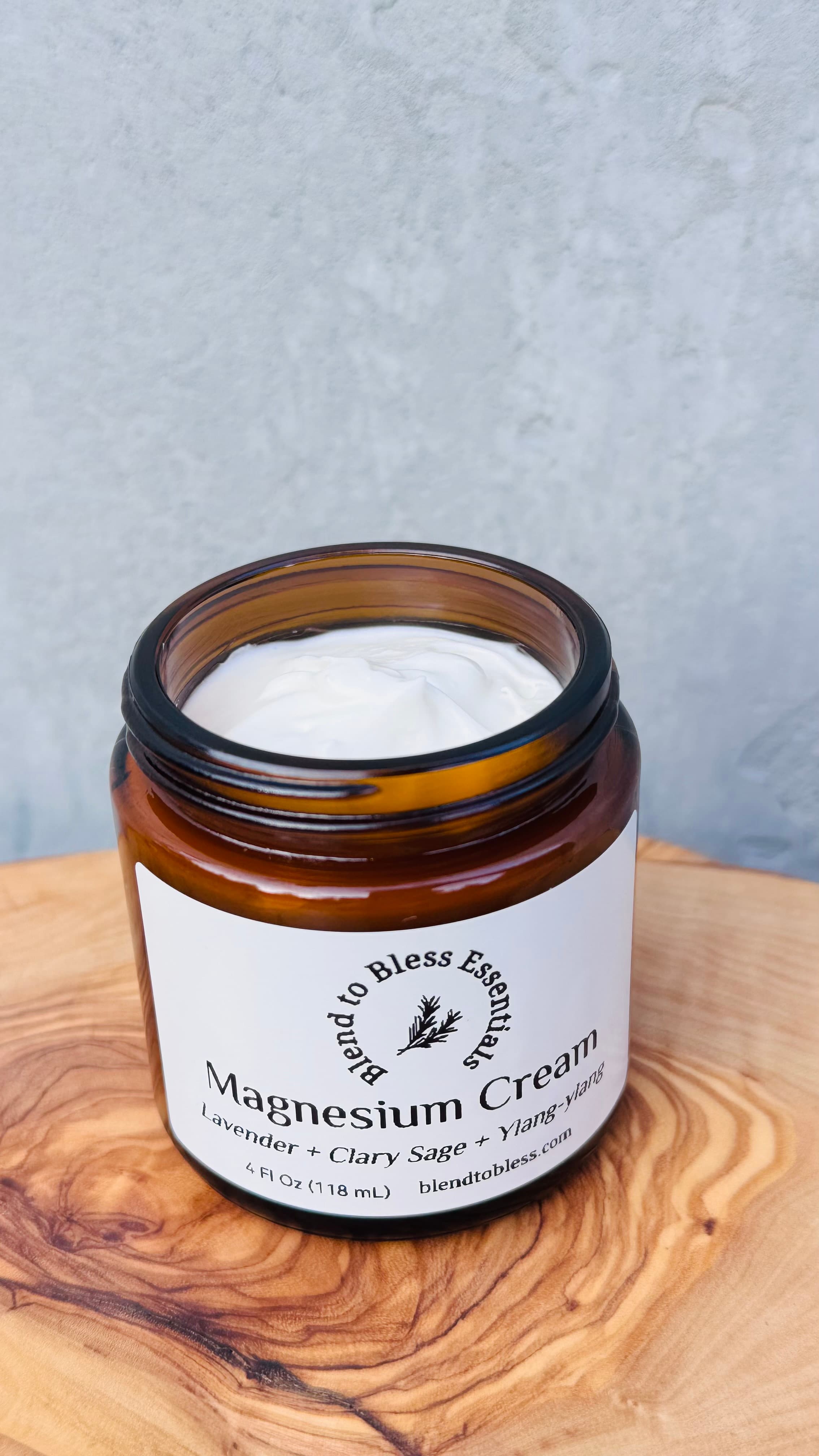 Magnesium Cream – Lavender + Clary Sage + Ylang Ylang