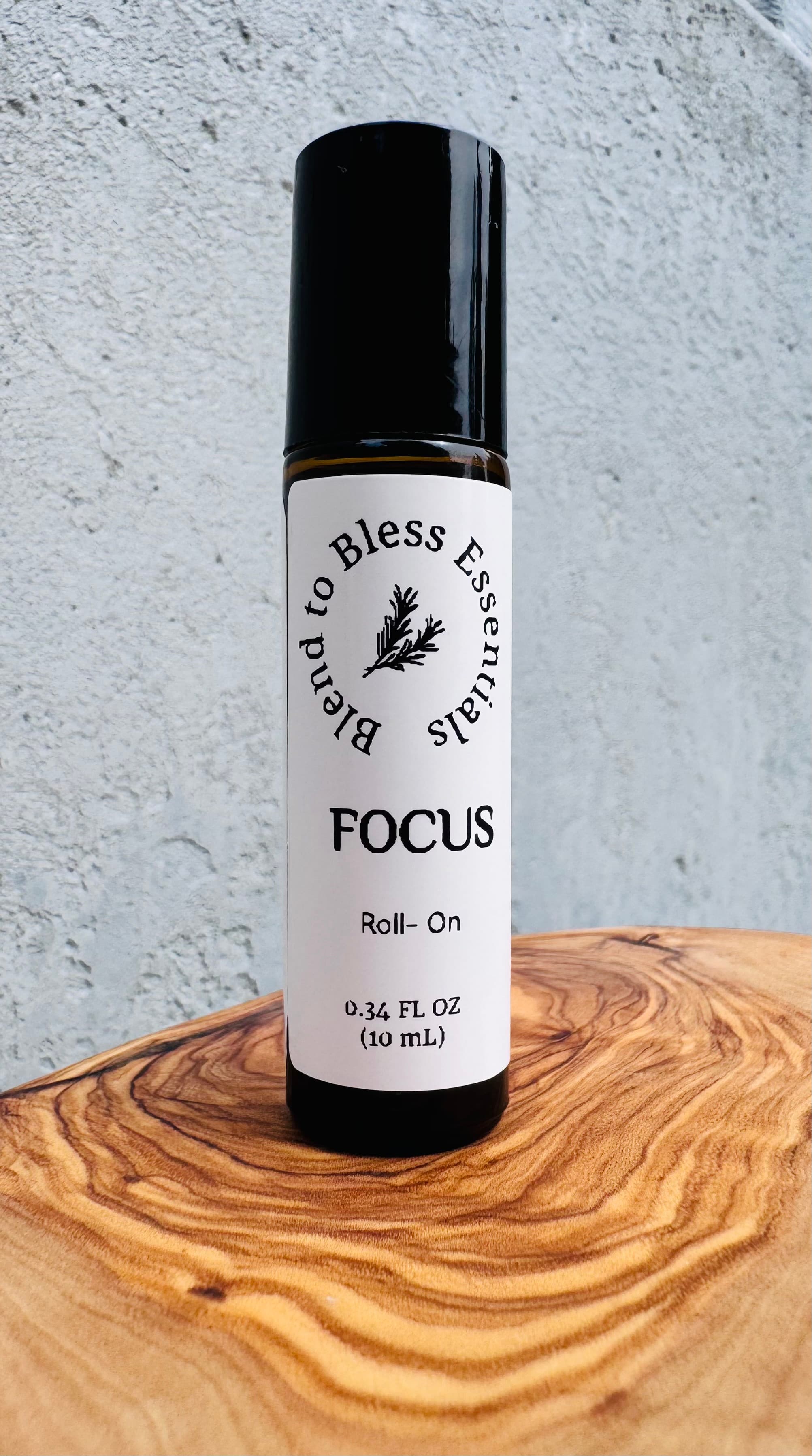 Focus Roller — Essential oil roll-on — handmade natural body care by Blend to Bless