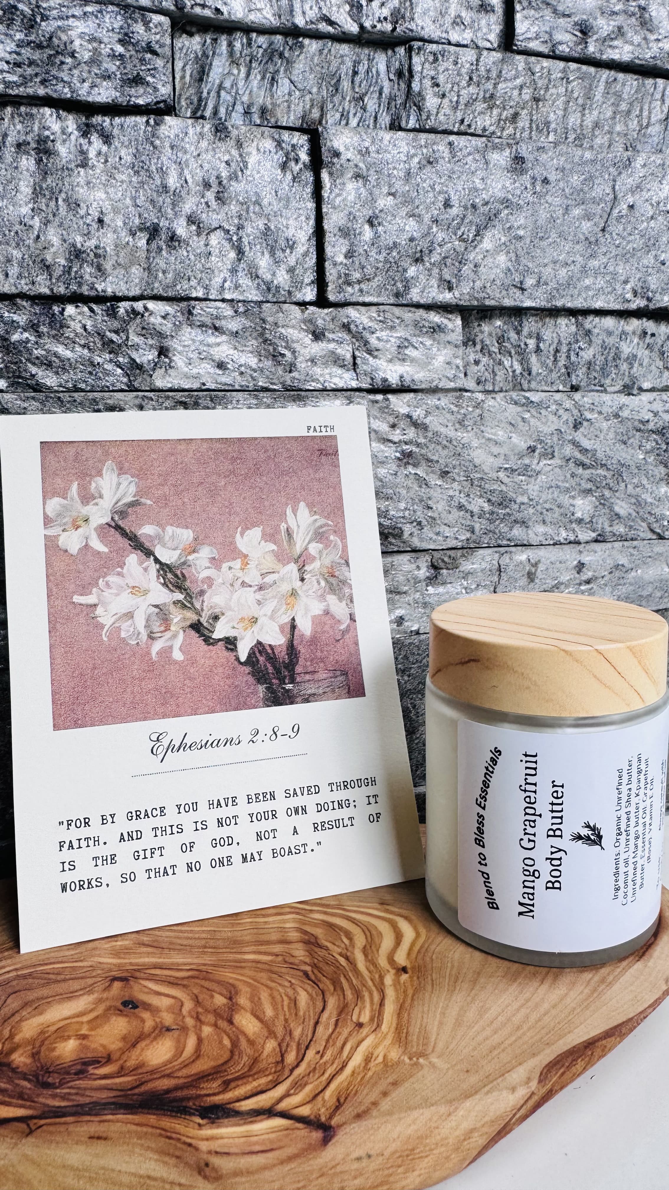 Body Butter — Mango Grapefruit — handmade natural body care by Blend to Bless